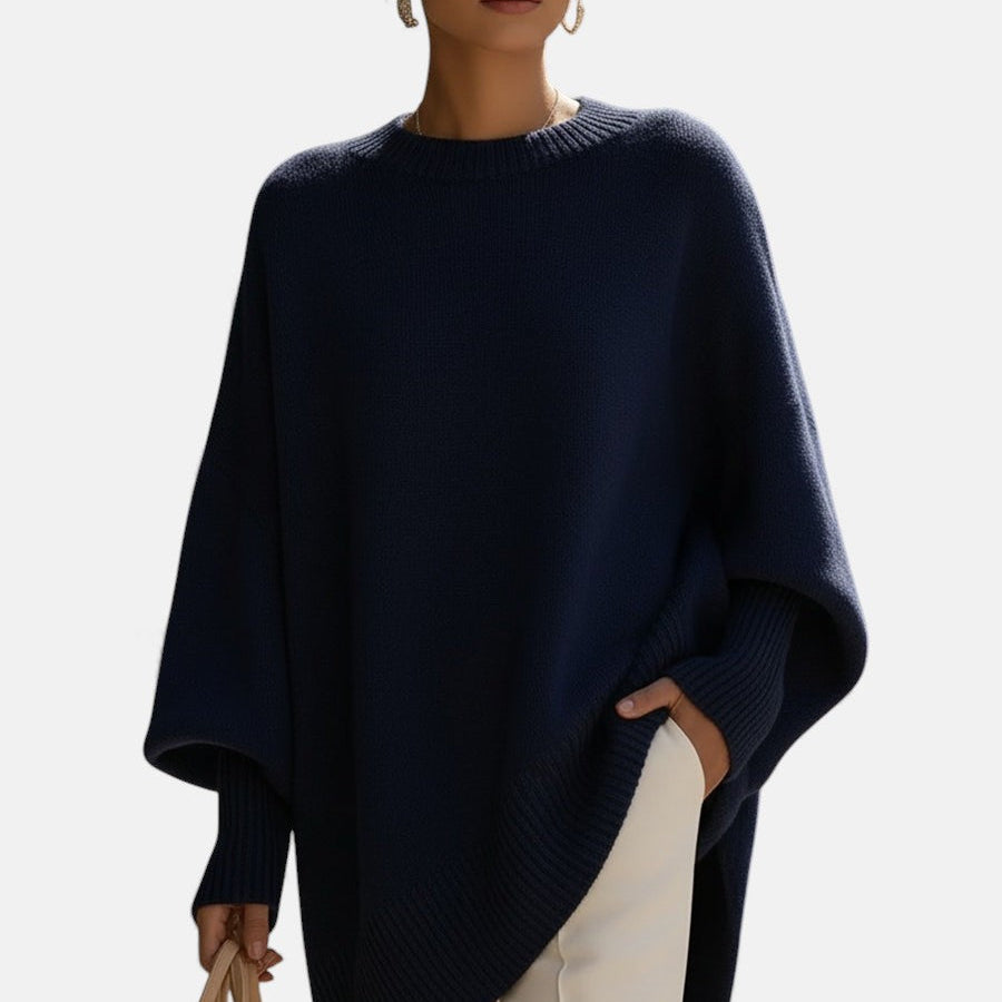 Małgorzata - Luksusowy ponczo oversize