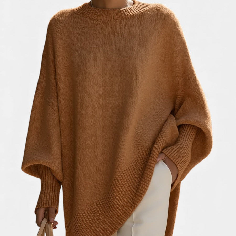 Małgorzata - Luksusowy ponczo oversize