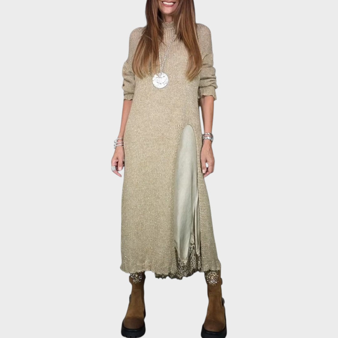 Vega | Zestaw Jersey i Sukienka w Stylu Lingerie