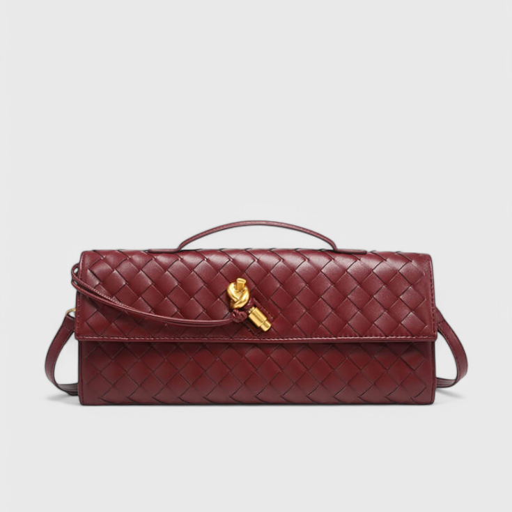 Melanie Clutch z Złotym Detalem Węzła