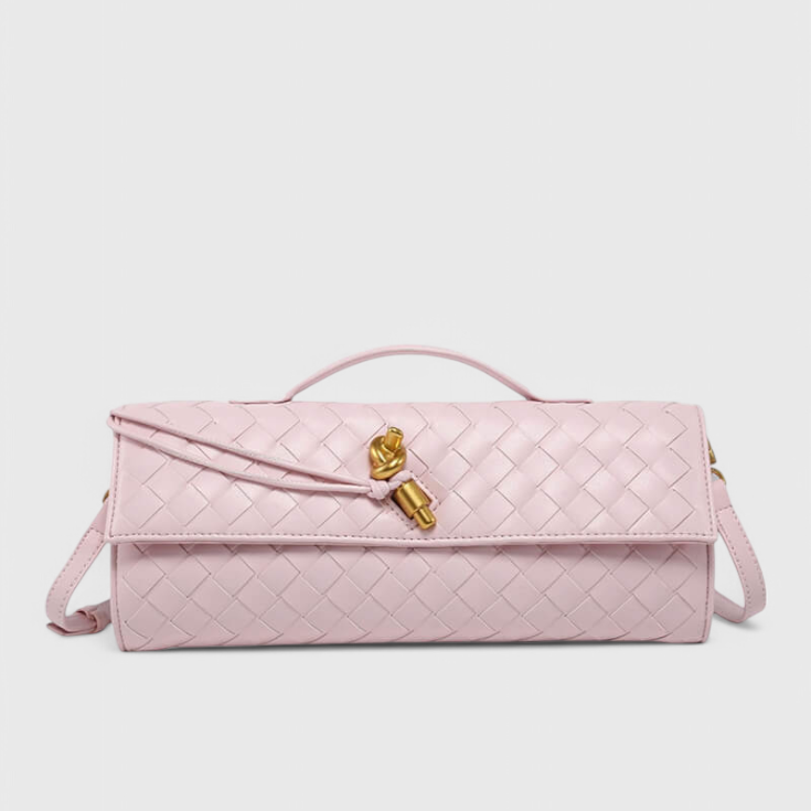 Melanie Clutch z Złotym Detalem Węzła