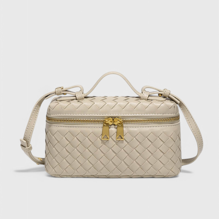 Milla Mini Woven Torebka z Złotymi Akcesoriami