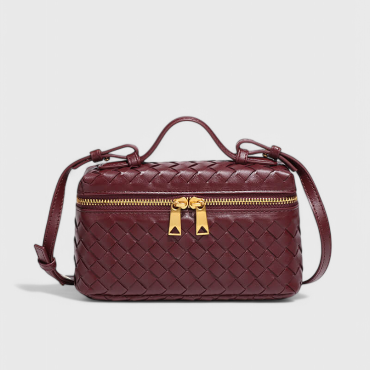 Milla Mini Woven Torebka z Złotymi Akcesoriami